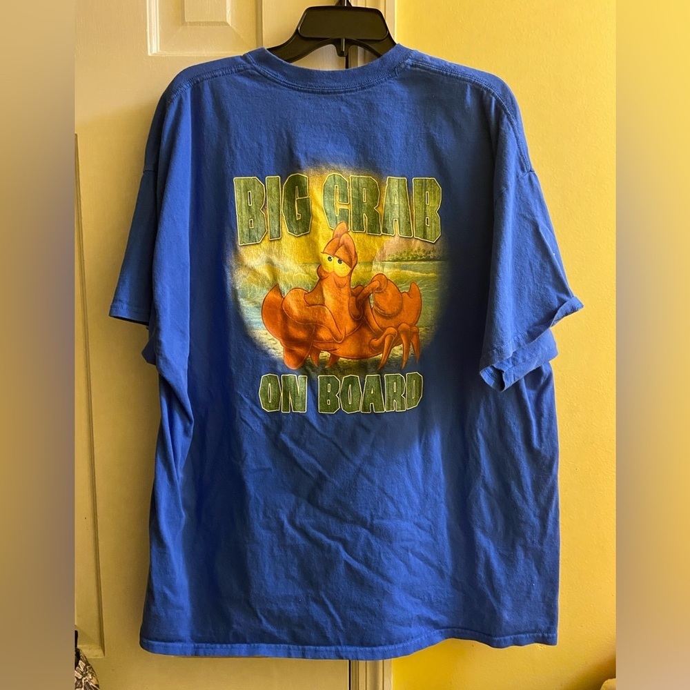 Disney Cruise Line “Big Crab On Board” Unisex XXL T-Shirt